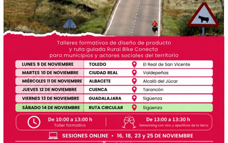 El Real de San Vicente acoger� un taller gratuito sobre las oportunidades del cicloturismo en Castilla-La Mancha