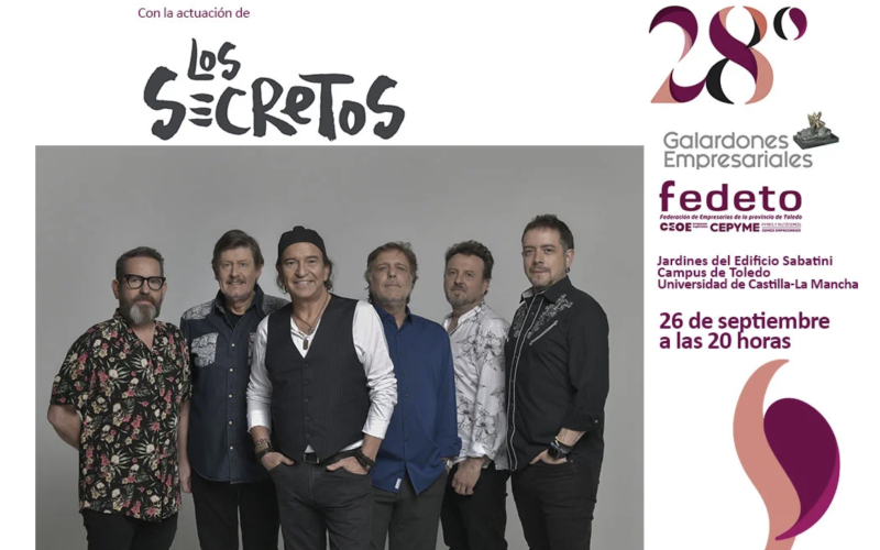 Los Secretos en la 28� Gala de entrega de Galardones Empresariales