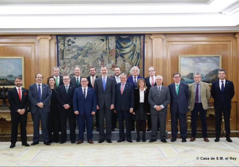 El Rey recibe en audiencia al Comit� Ejecutivo de la Federaci�n Espa�ola de Hosteler�a