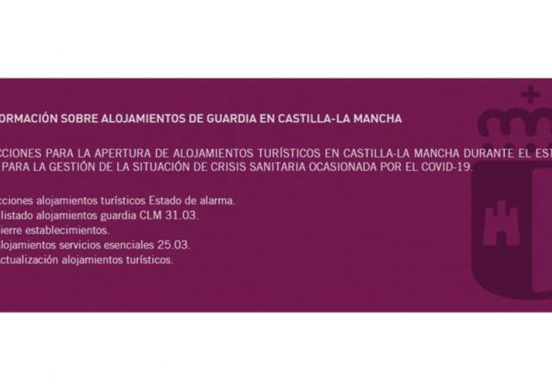 Informaci�n sobre alojamientos de guardia en Castilla-La Mancha
