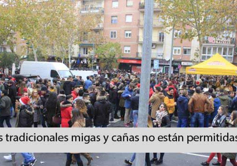 Circular: Las tradicionales migas y ca�as no est�n permitidas