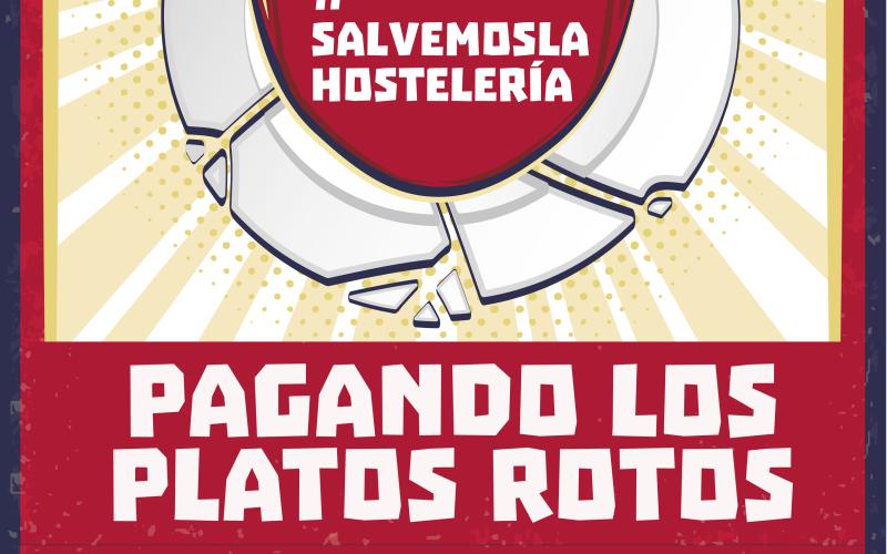 Manifestaci�n en Toledo 1 A�O PAGANDO LOS PLATOS ROTOS