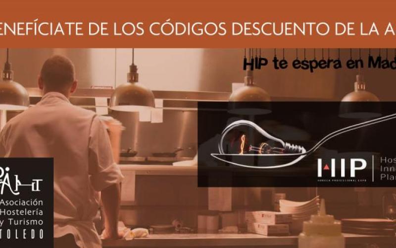 Obt�n tus c�digos de descuento para la Feria Hip 