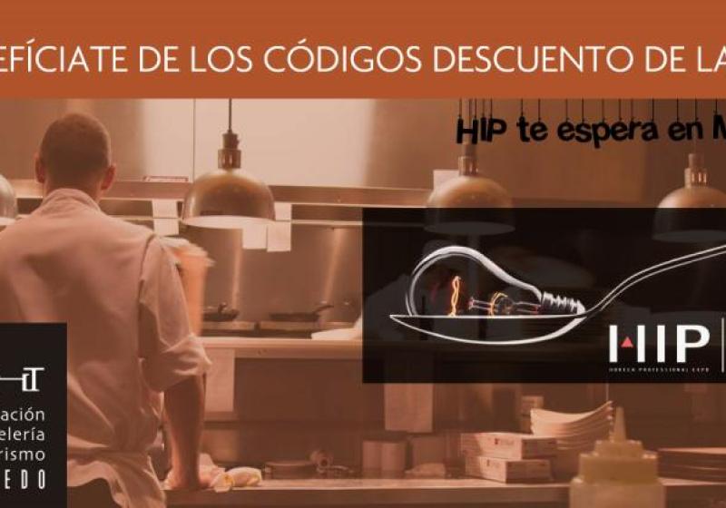Obt�n tus c�digos de descuento para la Feria Hip 