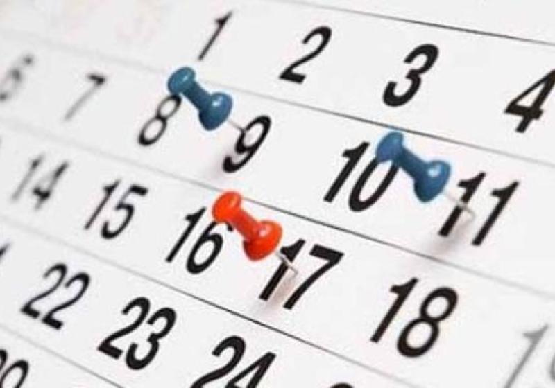 Calendario de fiestas provinciales para el a�o 2019