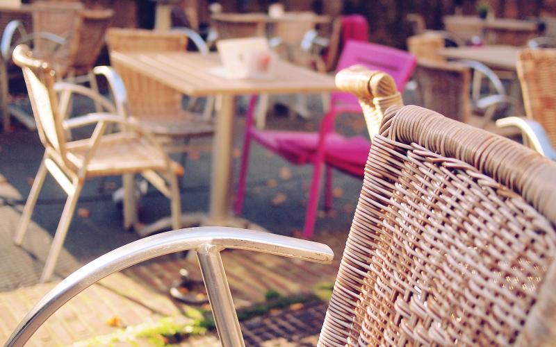 En las terrazas de Talavera se pueden instalar pantallas de TV durante la Eurocopa de F�tbol 2024