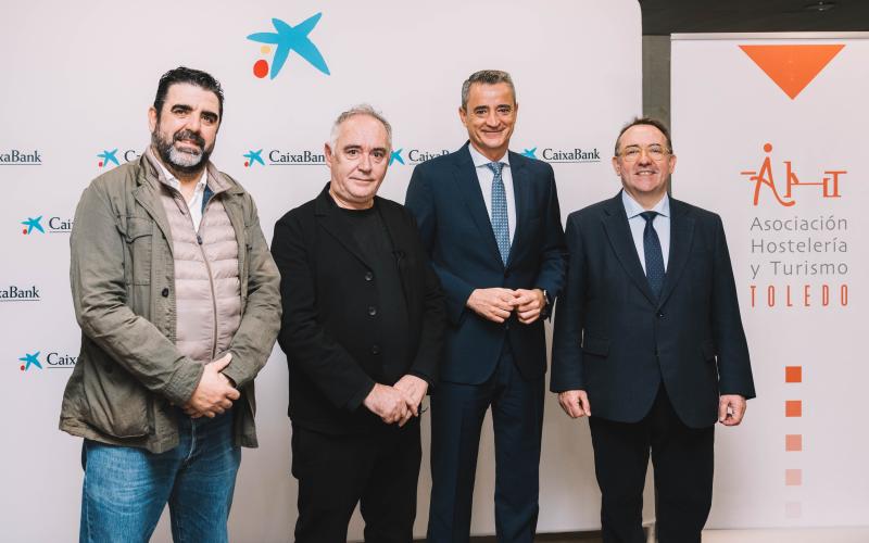 CaixaBank y Ferran Adri� inauguran el Curso Intensivo de Gesti�n en Restauraci�n en Toledo junto con la AHT