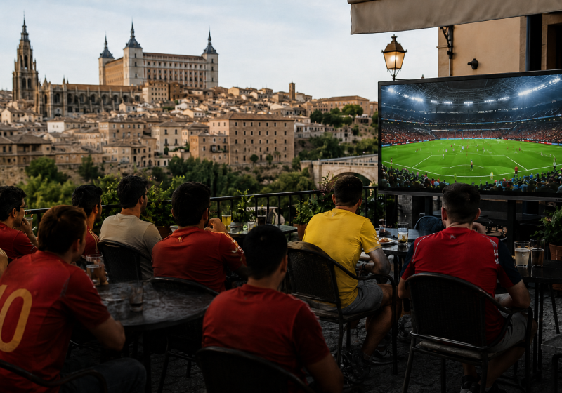 Toledo autoriza pantallas de TV en las terrazas durante el Mundial de F�tbol 2026