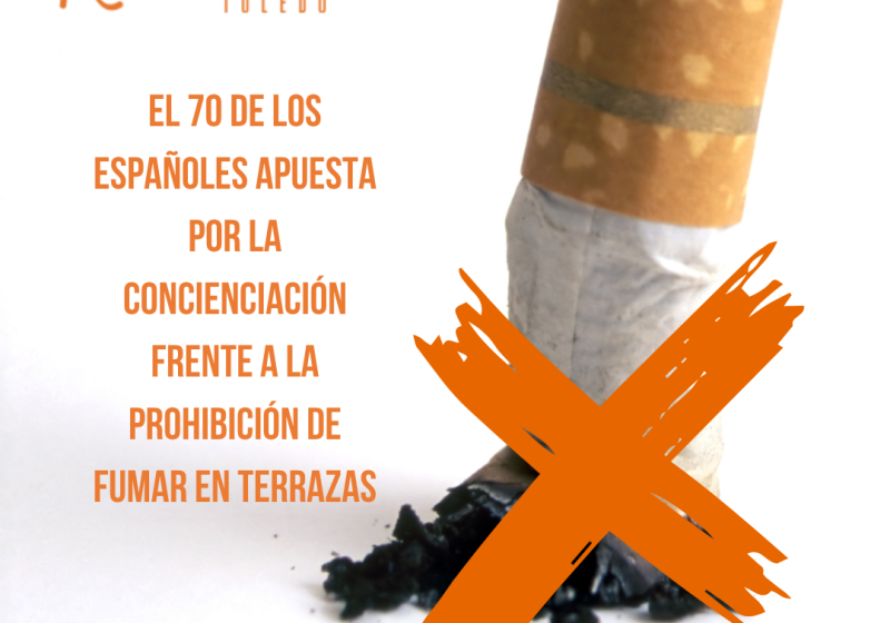 El 70 % de los espa�oles apuesta por la concienciaci�n frente a  la prohibici�n de fumar en terrazas