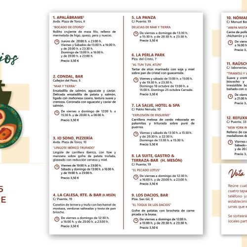 Torrijos presenta sus XXI Jornadas de la Tapa con 15 establecimientos participantes y dos fines de semana de propuestas gastron�micas