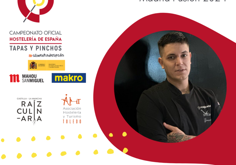 Roberto Garrido representar� a Toledo en el II Campeonato Oficial Hosteler�a de Espa�a - Tapas y Pinchos