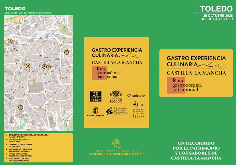 Ya est�n a la venta las entradas para la Gastroexperiencia Culinaria de Toledo del 25 de octubre