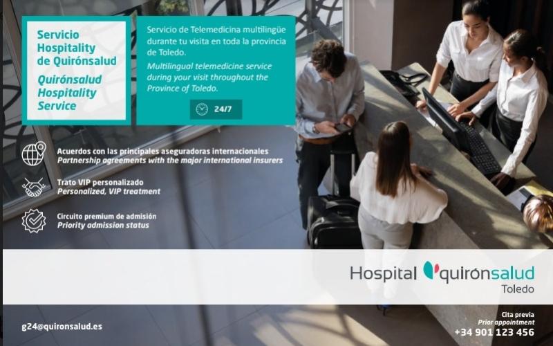 Quir�n Salud ofrece cobertura m�dica telef�nica sin coste para los clientes alojados en establecimiento de hospedaje
