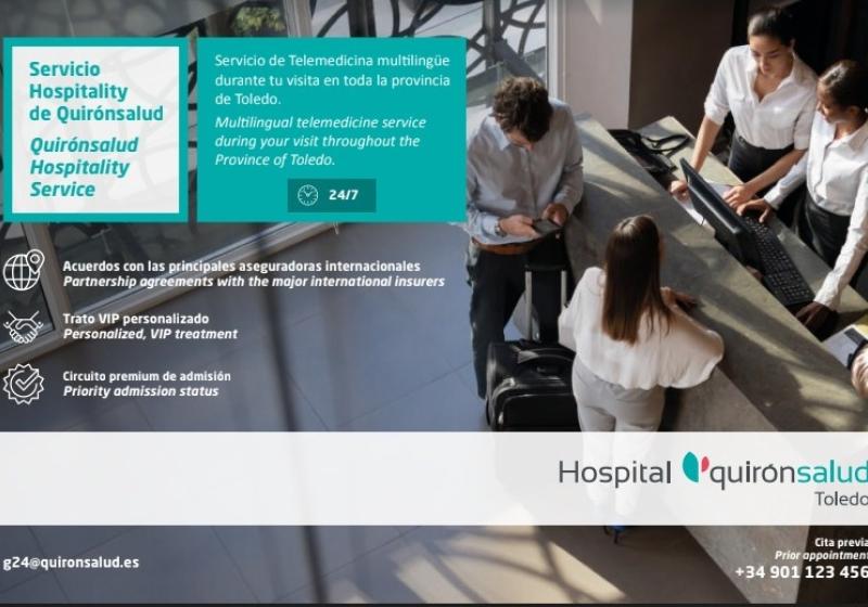 Quir�n Salud ofrece cobertura m�dica telef�nica sin coste para los clientes alojados en establecimiento de hospedaje
